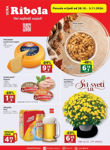 Katalog Ribola - Ribola vrijedi od 28.10. do 03.11. - stranica 1