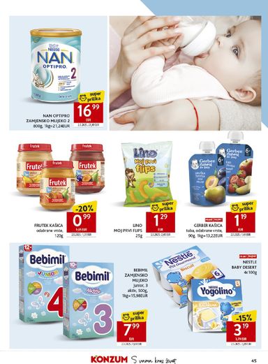 Katalog Konzum - Konzum vrijedi od 14.10. do 20.10. - stranica 45