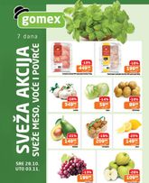 Gomex - Sveža akcija važi od srede 28.10.2026