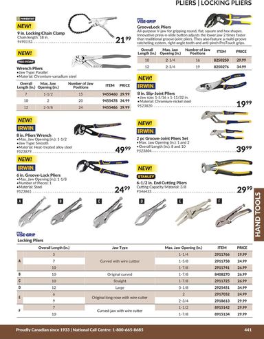 Flyer Princess Auto - Princess Auto - Hand Tools valid since 04-21 until 12-31 - page 49