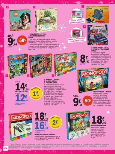 Catalogue E.Leclerc - E.Leclerc - Jouets valable dès le 13/10 au 05/12 - page 106