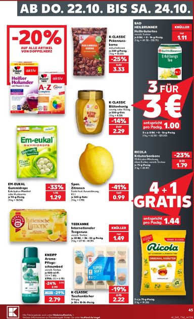 Prospekt Kaufland - Kaufland gültig ab 19.10. bis 24.10. - seite 45
