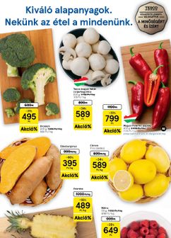Tesco akciós újság, érvényes szerdától 10.21.