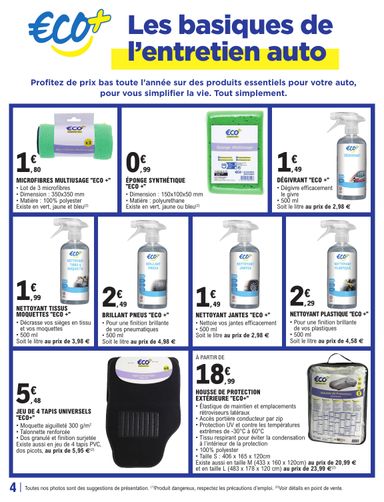 Catalogue E.Leclerc - E.Leclerc - L'auto valable dès le 12/05 au 27/03 - page 4