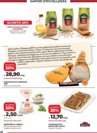 Volantino Coop Firenze - Coop Firenze - Il tuo supermercato valido dal 22/10 al 04/11 - pagina 22