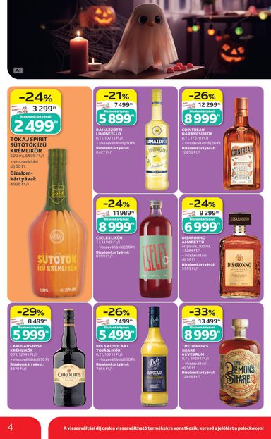 Akciós újság Auchan - Auchan - Halloweeni ajánlataink érvényes 10.22.-tól 10.28.-ig - 4 oldal