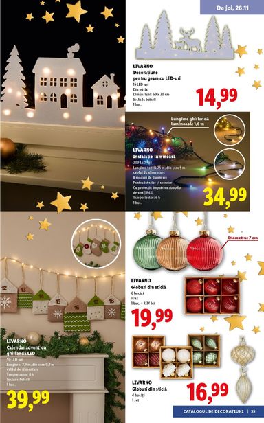 Catalogul Lidl - Lidl - Decorațiuni de la 05.11. până la 31.12. - pagina 35