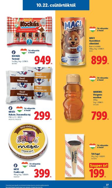 Akciós újság Lidl - Lidl érvényes 10.22.-tól 10.28.-ig - 27 oldal