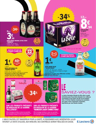 Catalogue E.Leclerc - E.Leclerc - Foire à la bière valable dès le 13/10 au 24/10 - page 13