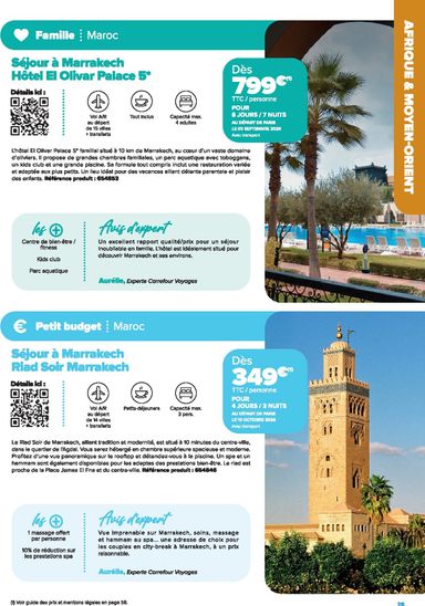 Catalogue Carrefour Market - Carrefour Market - Voyages valable dès le 22/01 au 31/12 - page 25