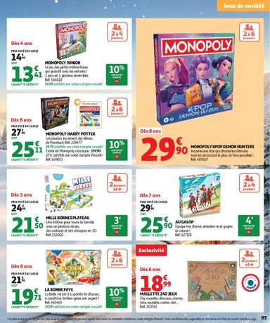 Catalogue Auchan - Auchan - Jouets de Noël valable dès le 16/10 au 06/12 - page 93