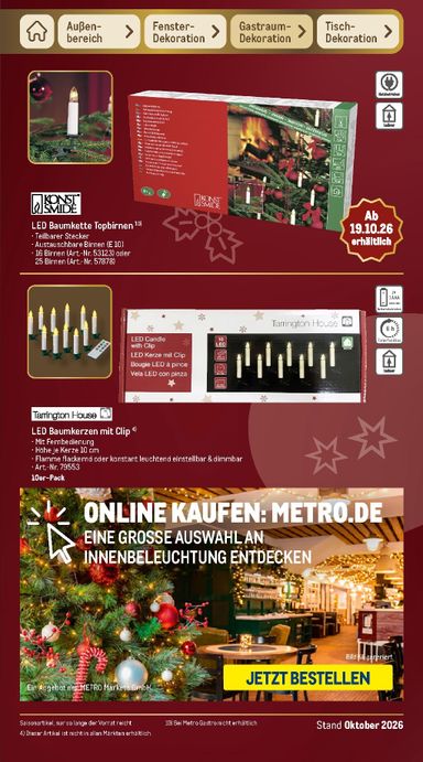 Prospekt METRO - Metro - Weihnachten gültig ab 01.10. bis 31.10. - seite 100
