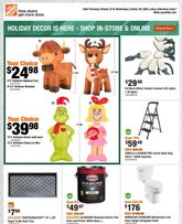 Home Depot flyer from Thursday 10-22