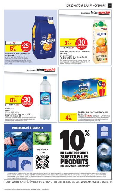 Catalogue Intermarché - Intermarché Hyper valable dès le 20/10 au 01/11 - page 37