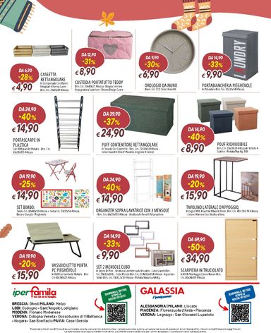 Volantino Galassia - Galassia - Casa dolce casa valido dal 19/10 al 11/11 - pagina 12