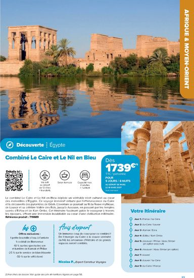 Catalogue Carrefour - Carrefour - Séjours & Circuits valable dès le 14/08 au 31/03 - page 23