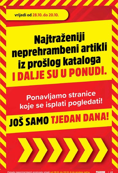 Katalog Plodine - Plodine vrijedi od 28.10. do 03.11. - stranica 45