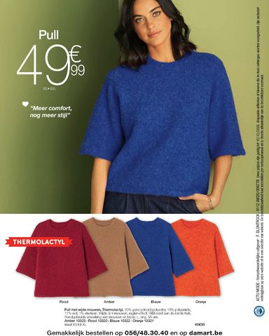Folder Damart - Damart van 01/09 tot 15/12 - side 27