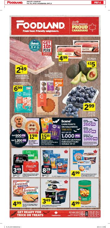 Flyer Foodland - Foodland valid since 10-29 until 11-04 - page 1