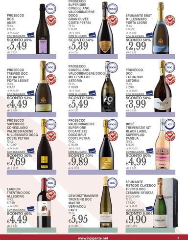 Volantino Il Gigante - Il Gigante - Festa del vino valido dal 10/09 al 21/10 - pagina 5
