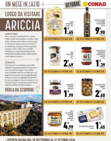 Volantino Conad Superstore - Conad Superstore - Un Mese in Lazio valido dal 01/10 al 31/10 - pagina 8