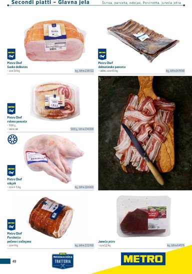 Katalog Metro - Metro - Poslovna rješenja - Trattoria vrijedi od 04.03. do 31.12. - stranica 49