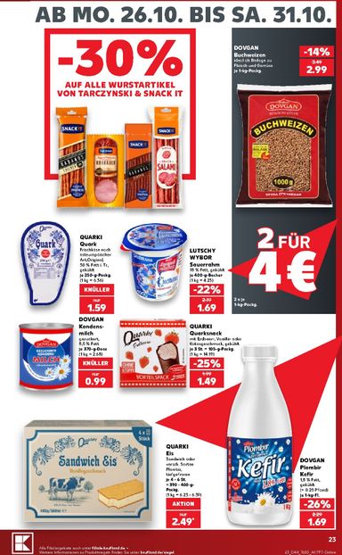 Leták Kaufland Německo - Kaufland Německo od 26.10. do 31.10. - strana 23