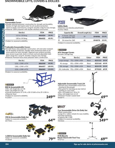 Flyer Princess Auto - Princess Auto - Recreational valid since 04-21 until 12-31 - page 45