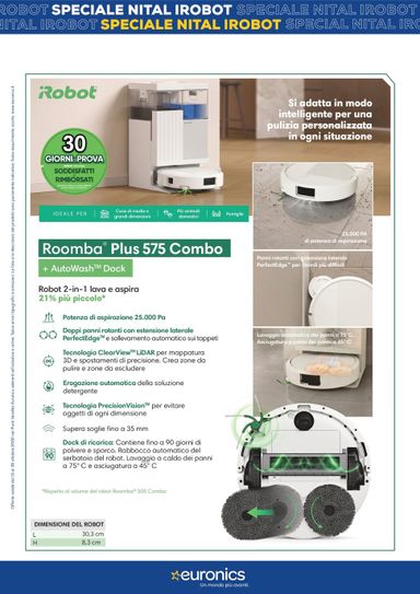 Volantino Euronics - Euronics - Nital iRobot valido dal 15/10 al 30/10 - pagina 8