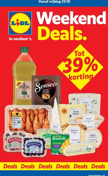 Folder Lidl - Lidl - Weekend van 23-10 tot 25-10 - side 1