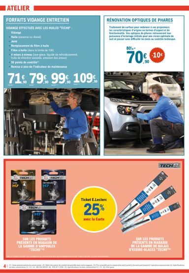 Catalogue E.Leclerc - E.Leclerc - L'Auto valable dès le 13/10 au 31/10 - page 4