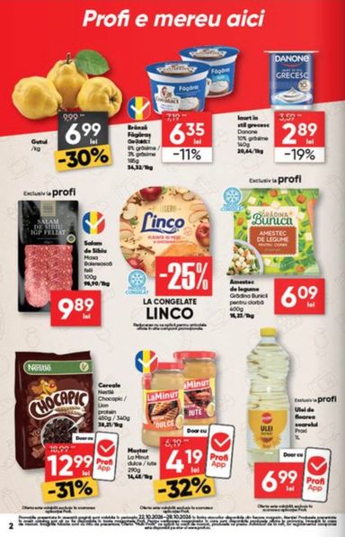 Catalogul PROFI - PROFI Go de la 22.10. până la 28.10. - pagina 2