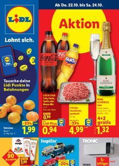 Lidl-Flugblatt gültig ab Donnerstag 22.10.