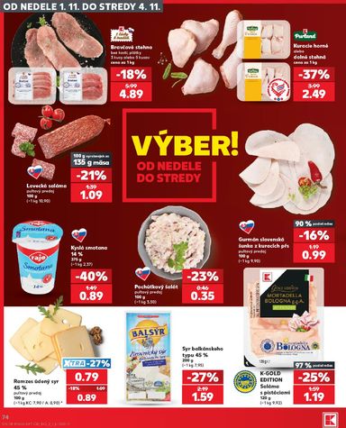 Leták Kaufland - Kaufland od 29.10. do 04.11. - strana 74