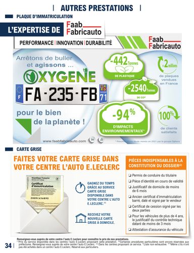 Catalogue E.Leclerc - E.Leclerc - L'auto valable dès le 12/05 au 27/03 - page 34