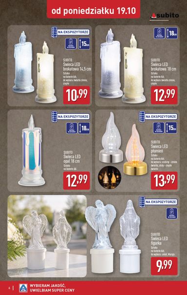 Gazetka ALDI - ALDI - Znicze i stroiki od 19.10. do 24.10. - strona 6