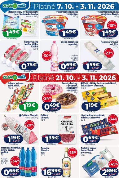 Leták Milk Agro - Milk Agro od 21.10. do 03.11. - strana 16