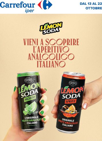 Volantino Carrefour - Carrefour - Speciale Lemonsoda valido dal 13/10 al 22/10 - pagina 1