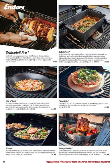 Prospekt toom - Toom - Grills & Zubehör gültig ab 01.03. bis 31.12. - seite 18