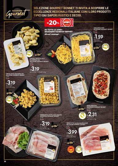Volantino Bennet - Bennet - Sapori d’Italia valido dal 15/10 al 28/10 - pagina 18