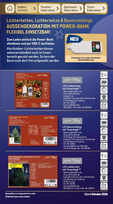 Prospekt METRO - Metro - Weihnachten gültig ab 01.10. bis 31.10. - seite 50