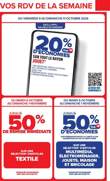 Catalogue Carrefour - Carrefour valable dès le 06/10 au 19/10 - page 59
