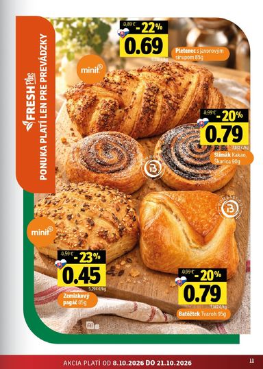 Leták FRESH - Fresh - Východné Slovensko od 08.10. do 21.10. - strana 11