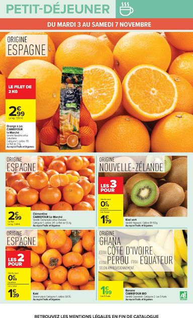 Catalogue Carrefour - Carrefour - Petit Déjeuner valable dès le 03/11 au 16/11 - page 25
