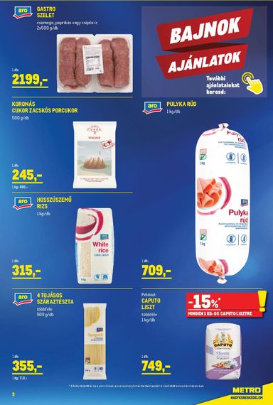 Akciós újság Metro - Metro érvényes 10.01.-tól 10.31.-ig - 3 oldal