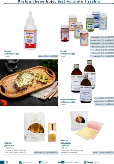 Katalog Metro - Metro - Poslovna rješenja - Proizvodi za slastičarstvo vrijedi od 01.01. do 31.12. - stranica 22