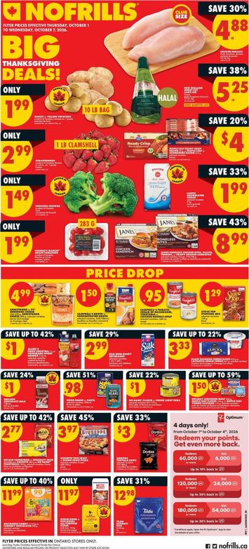 Flyer No Frills - No Frills valid since 10-01 until 10-07 - page 1