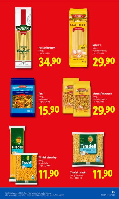 Leták Lidl - Lidl - Ceny v klidu od 07.09. do 30.11. - strana 29