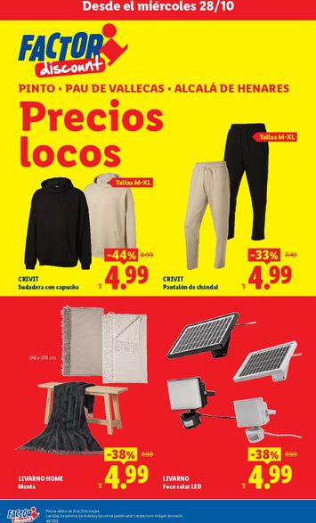 Folleto Lidl - Lidl - Factori del 28/10 al 03/11 - página 1
