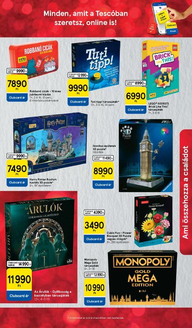 Akciós újság Tesco - Tesco - Karácsonyi játékkatalógus érvényes 10.28.-tól 11.17.-ig - 29 oldal